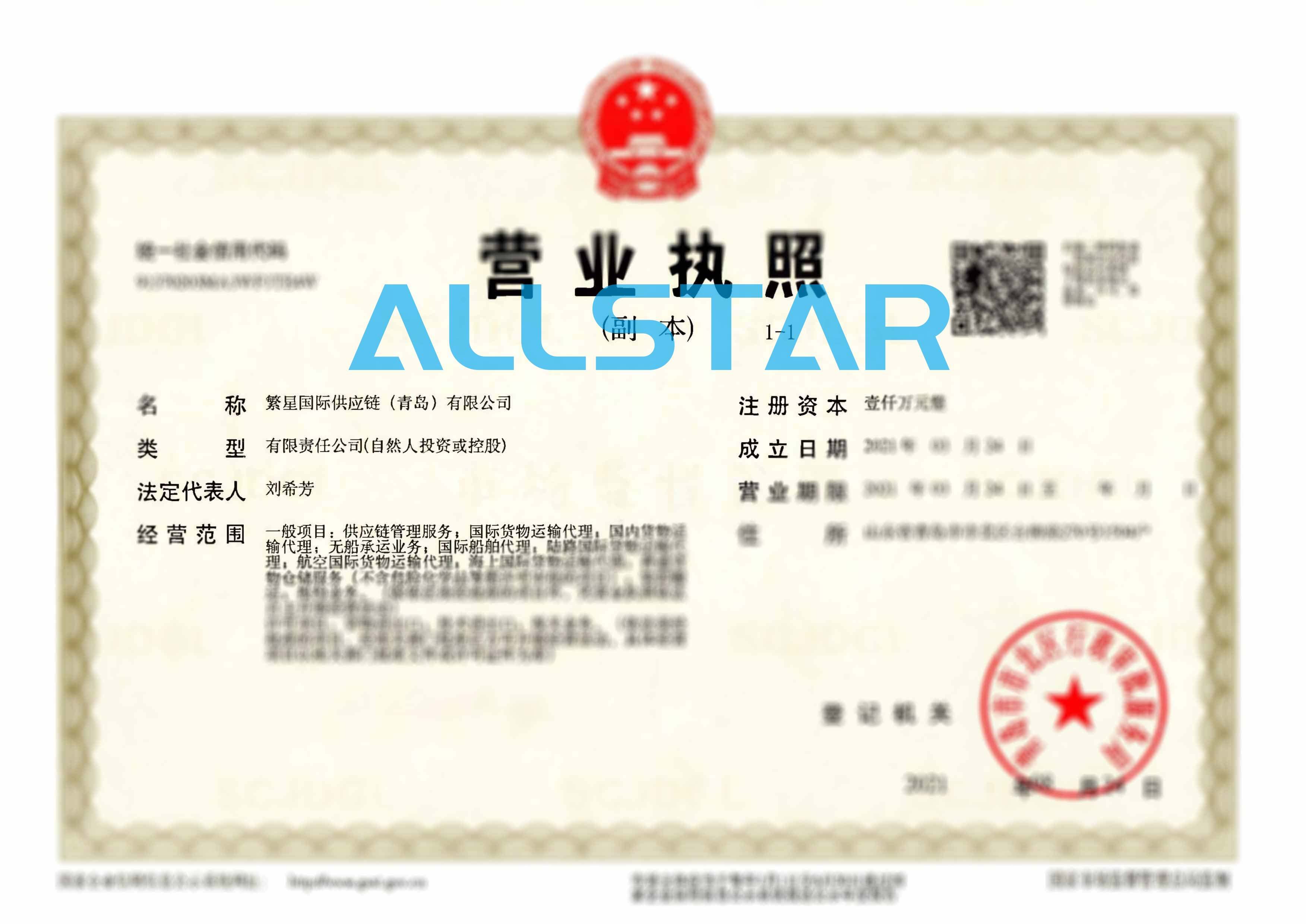 China Business Certificate